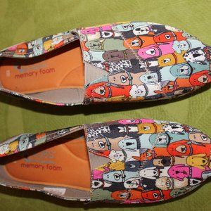 Bobs from Skechers Dog print shoes